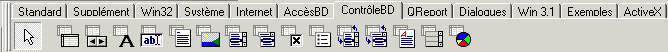 Composants de contrôle des bases de données